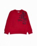 Sweat en tricot rouge pour enfant Another Challenge Sweat en tricot rouge pour enfant Another Challenge