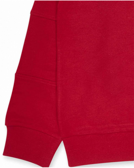 Sweat en tricot rouge pour enfant Another Challenge