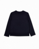 T-shirt en tricot noir pour enfant Another Challenge T-shirt en tricot noir pour enfant Another Challenge