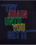 T-shirt en tricot noir pour enfant Another Challenge T-shirt en tricot noir pour enfant Another Challenge