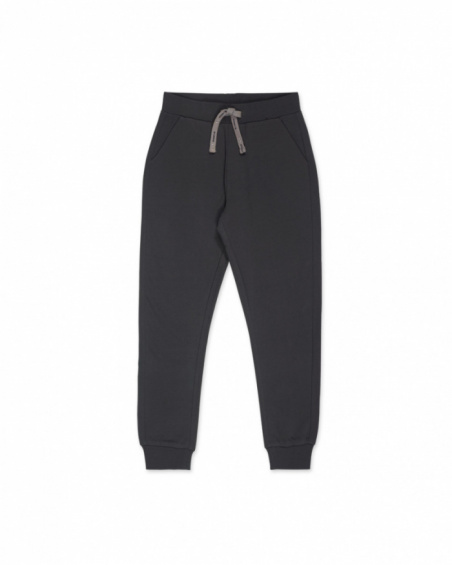 Pantalon en tricot gris pour enfant Basics