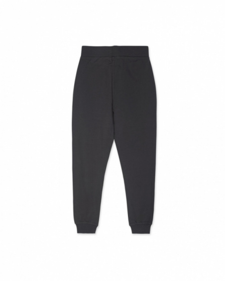 Pantalon en tricot gris pour enfant Basics