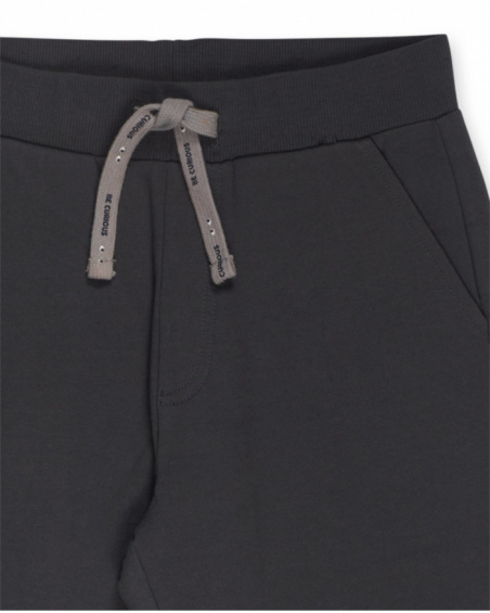 Pantalon en tricot gris pour enfant Basics