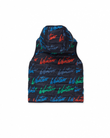 Gilet plat bleu pour enfant Creative Minds