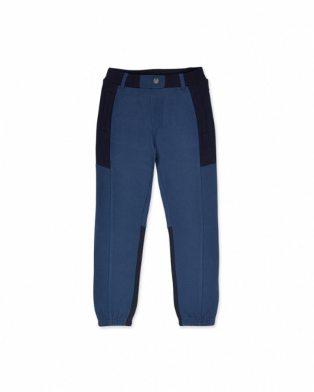 Pantalon en tricot bleu pour enfant Creative Minds