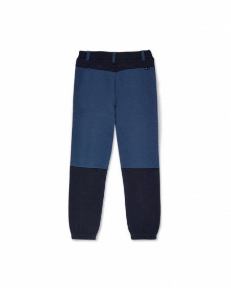 Pantalon en tricot bleu pour enfant Creative Minds