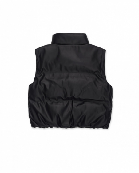 Gilet plat noir pour fille Dark Romance