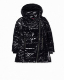 Manteau plat noir pour fille Dark Romance Manteau plat noir pour fille Dark Romance