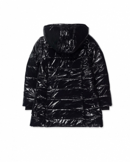 Manteau plat noir pour fille Dark Romance