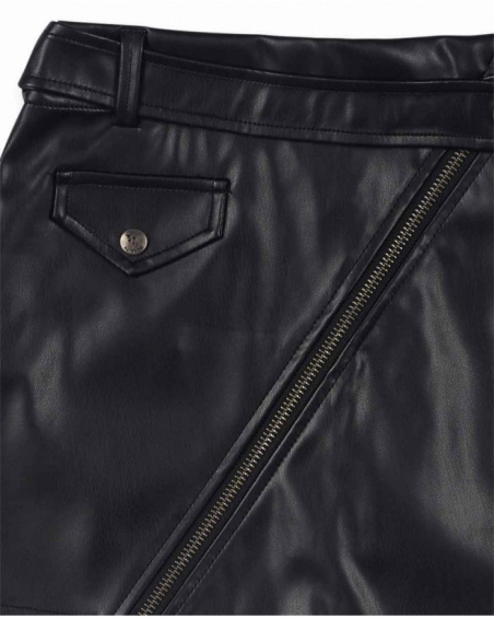Jupe plate noire pour fille Dark Romance