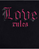T-shirt en tricot noir pour fille Dark Romance T-shirt en tricot noir pour fille Dark Romance