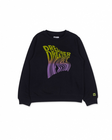 Sweat en tricot bleu pour fille Digital Dreamer