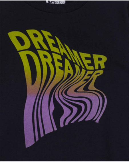 Sweat en tricot bleu pour fille Digital Dreamer