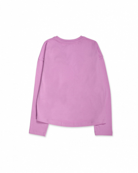 T-shirt en tricot rose pour fille Digital Dreamer