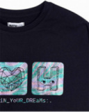 T-shirt en tricot bleu pour fille Digital Dreamer T-shirt en tricot bleu pour fille Digital Dreamer