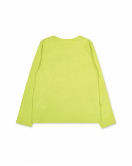 T-shirt en tricot jaune pour fille Digital Dreamer