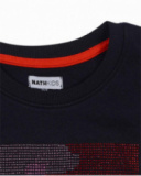 Sweat en tricot bleu pour fille Funky Mood Sweat en tricot bleu pour fille Funky Mood