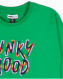 T-shirt long en tricot vert pour fille Funky Mood T-shirt long en tricot vert pour fille Funky Mood