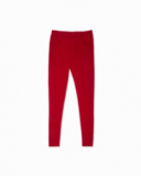 Legging en tricot rouge pour fille Basicos Legging en tricot rouge pour fille Basicos