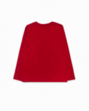 T-shirt en tricot rouge garçon Let's Rock Together T-shirt en tricot rouge garçon Let's Rock Together