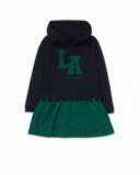 Robe en tricot bleue pour fille Love to Learn Robe en tricot bleue pour fille Love to Learn