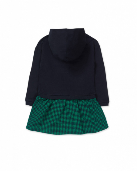 Robe en tricot bleue pour fille Love to Learn