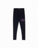 Legging en tricot bleu pour fille Love to Learn Legging en tricot bleu pour fille Love to Learn