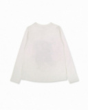 T-shirt fille en tricot blanc Love to Learn T-shirt fille en tricot blanc Love to Learn