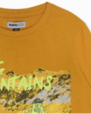 T-shirt en tricot jaune garçon New Horitzons T-shirt en tricot jaune garçon New Horitzons