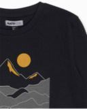 T-shirt en tricot noir garçon New Horizons T-shirt en tricot noir garçon New Horizons