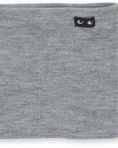 Bonnet et écharpe en tricot gris fille No Rules Bonnet et écharpe en tricot gris fille No Rules