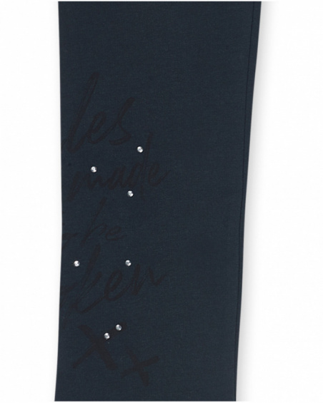 Legging en tricot noir fille No Rules Legging en tricot noir fille No Rules