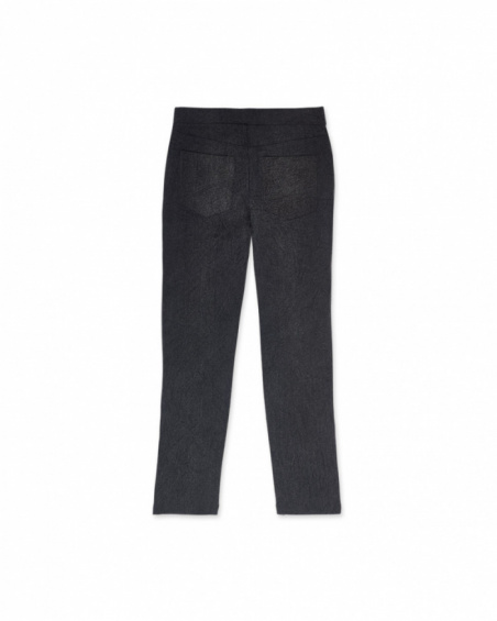 Legging en tricot gris fille No Rules Legging en tricot gris fille No Rules