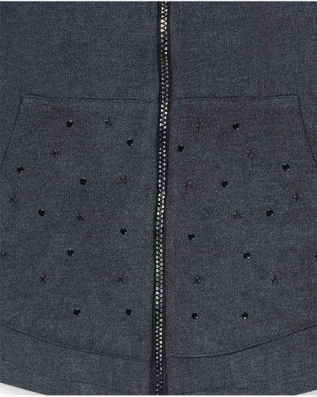 Sweat hotsell gris fille