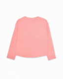 T-shirt en tricot rose fille No Rules T-shirt en tricot rose fille No Rules