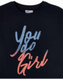 T-shirt en tricot noir fille No Rules T-shirt en tricot noir fille No Rules