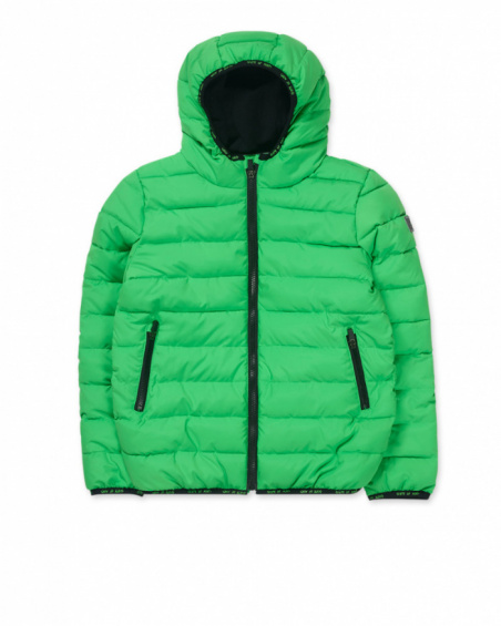 Manteau plat vert garçon SK8 Park