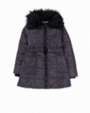 Manteau plat noir fille Starlight Manteau plat noir fille Starlight