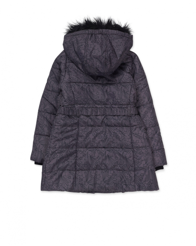 Manteau plat noir fille Starlight tuc tuc