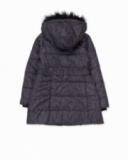 Manteau plat noir fille Starlight Manteau plat noir fille Starlight