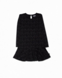 Robe en tricot noir fille Starlight Robe en tricot noir fille Starlight