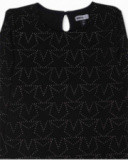 Robe en tricot noir fille Starlight Robe en tricot noir fille Starlight