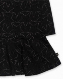 Robe en tricot noir fille Starlight Robe en tricot noir fille Starlight