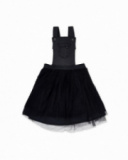 Salopette plate noire fille Starlight Salopette plate noire fille Starlight