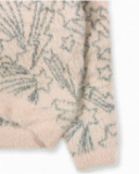 Pull en tricot blanc fille Starlight Pull en tricot blanc fille Starlight