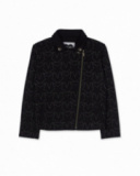 Blouson en tricot noir fille Starlight Blouson en tricot noir fille Starlight