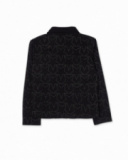 Blouson en tricot noir fille Starlight Blouson en tricot noir fille Starlight