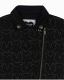 Blouson en tricot noir fille Starlight Blouson en tricot noir fille Starlight