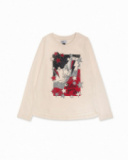 T-shirt en tricot beige fille Starlight T-shirt en tricot beige fille Starlight
