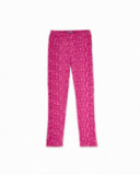 Legging en tricot rose fille The Happy World Legging en tricot rose fille The Happy World